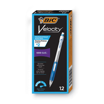 BIC® Velocity Side Clic Pencil, 0.5 Mm, Hb (#2), Black Lead, Assorted Barrel Colors, Dozen freeshipping - TVN Wholesale